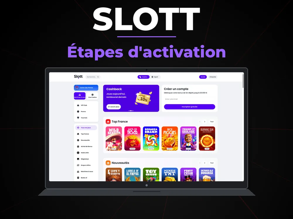 Slott - Étapes d'activation