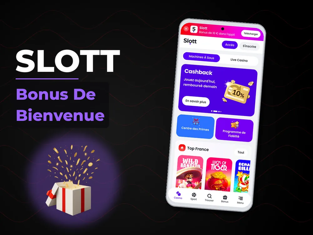 Slott - Bonus De Bienvenue