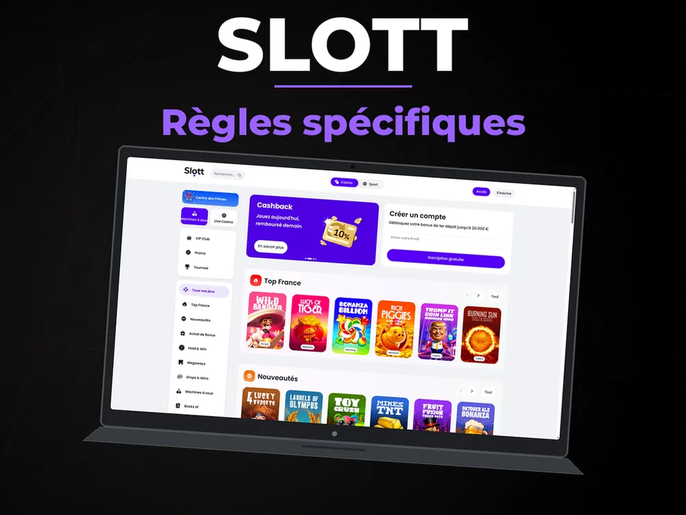 Slott - Règles spécifiques