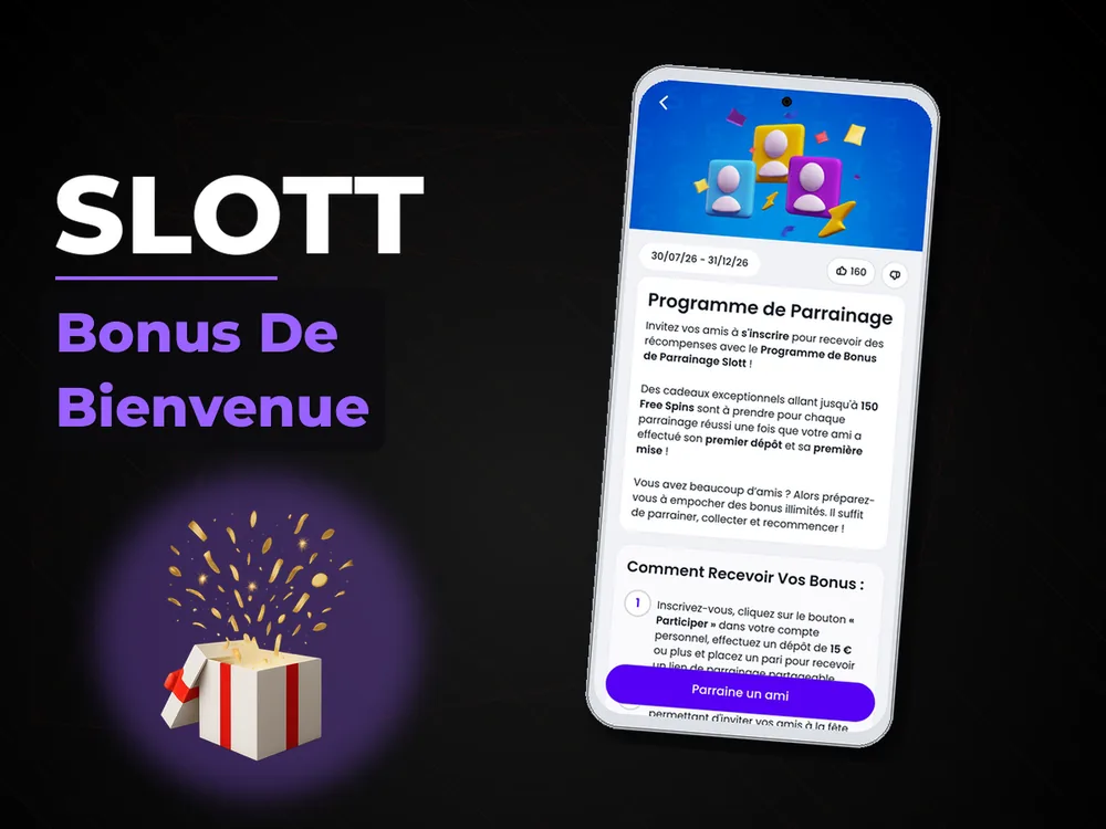 Slott - Bonus De Bienvenue